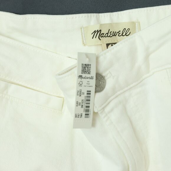 MADEWELL The Curvy Emmett Wide-Leg Jean 32 Tile White Welt Pocket Edition NWT A3 - Picture 5 of 6